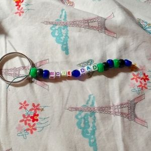 #1 Dad Keychain